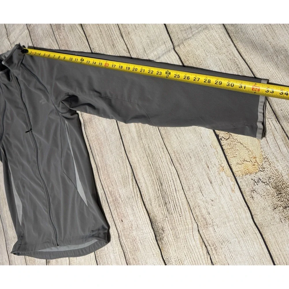 The North Face Gray Flight Series Mens Small APEX Jacket Removable Sleeves TubS